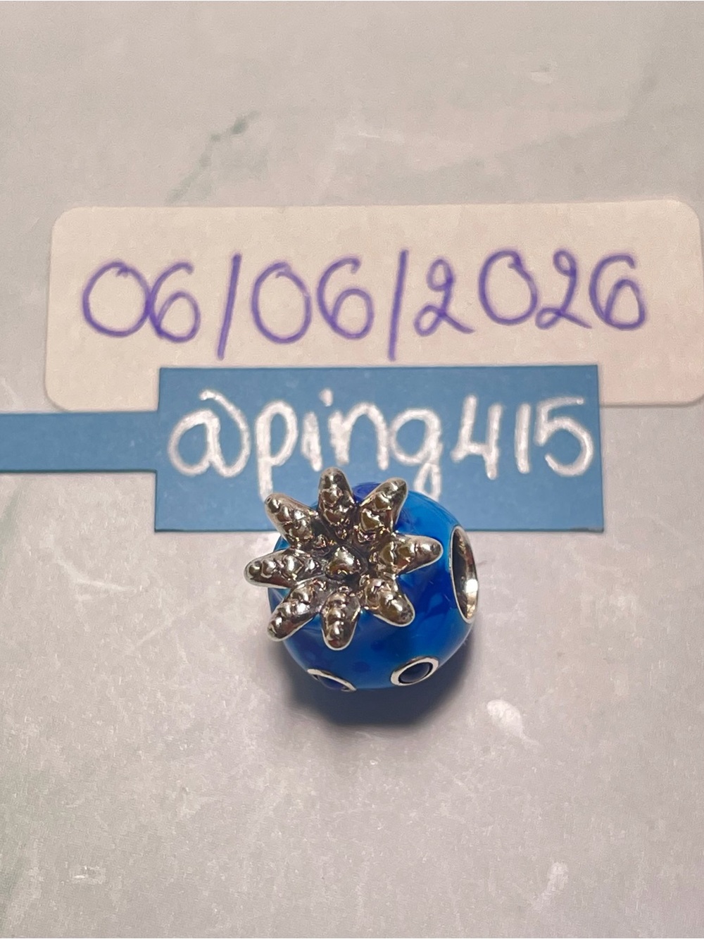 Pandora Ocean Bubbles & Waves Octopus charm - Picture 11 of 14